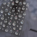 Festive Christmas Holiday Nail Art Decals