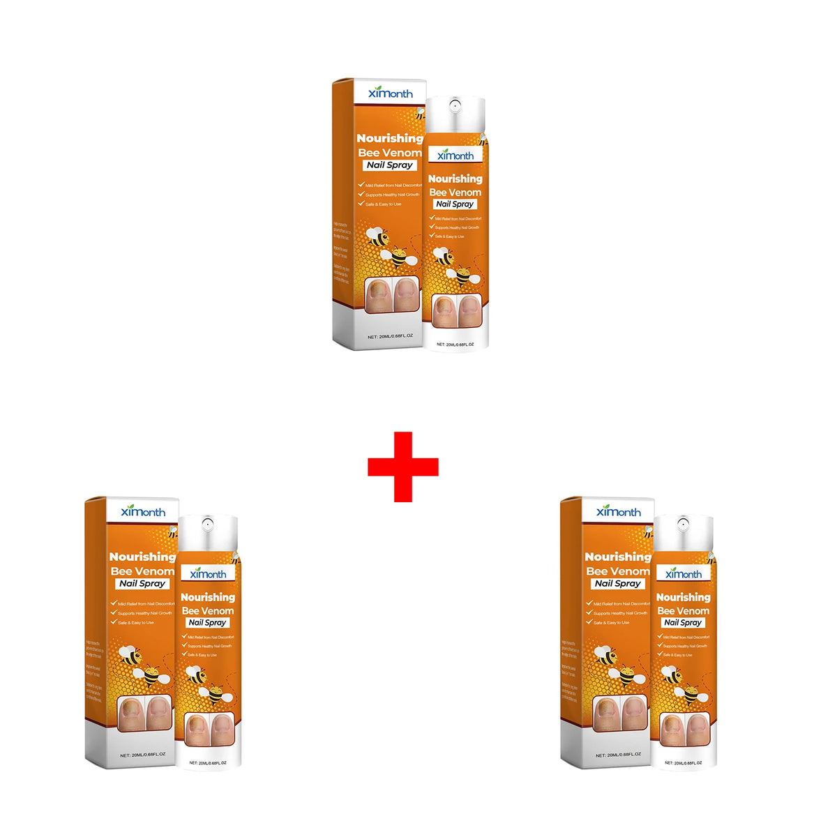 Bee Venom Nourishing Spray for Brittle and Discolored Nails