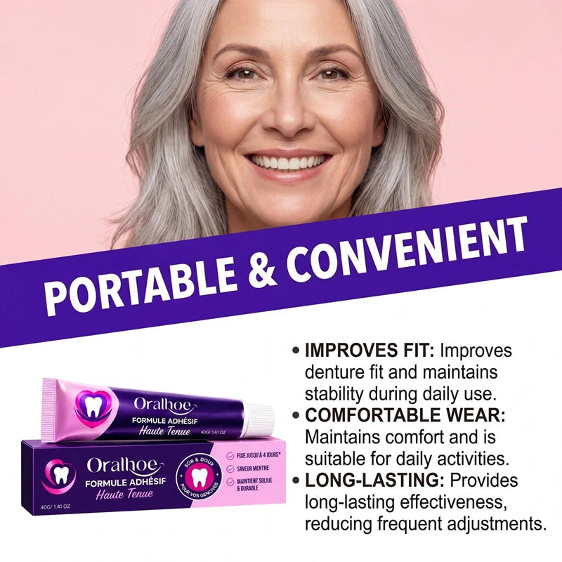 Denture Adhesive Silicone Stabilizing Cushion