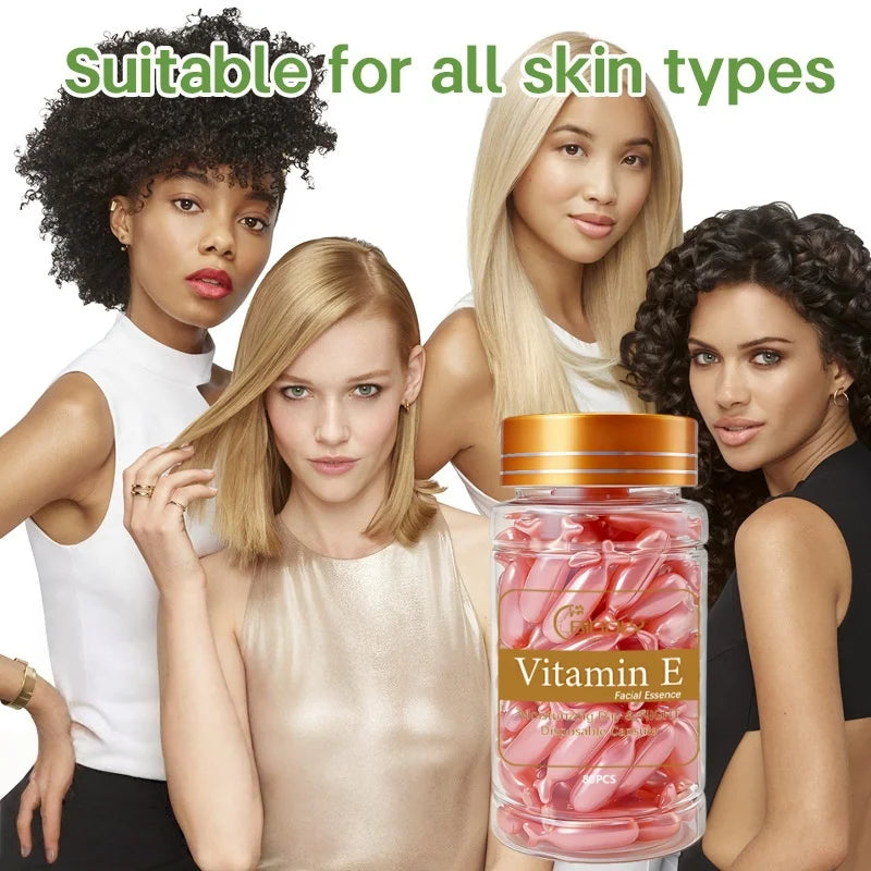 Vitamin E Moisturizing Facial Serum Capsules