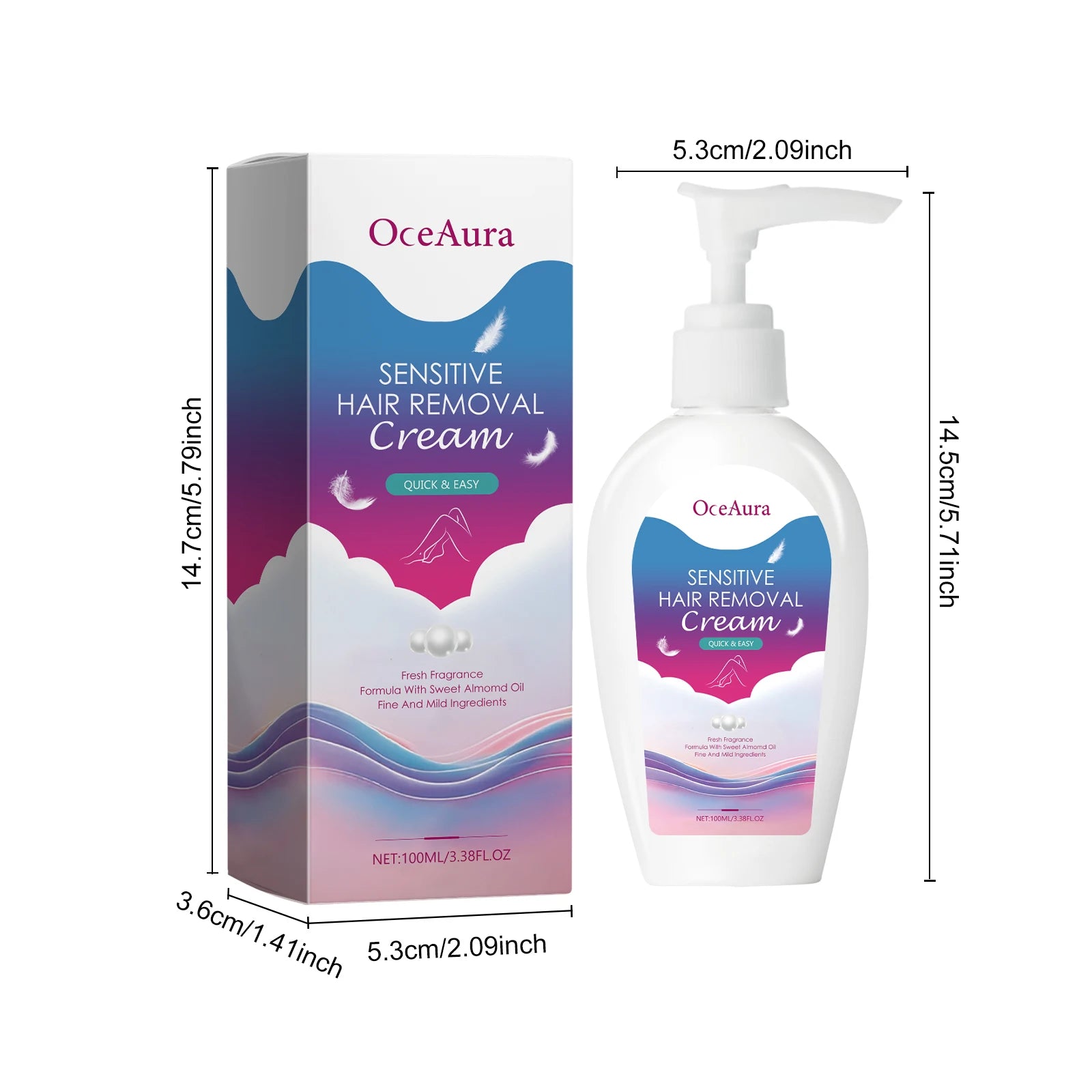 Painless Hair Removal Cream for Sensitive Skin - 6