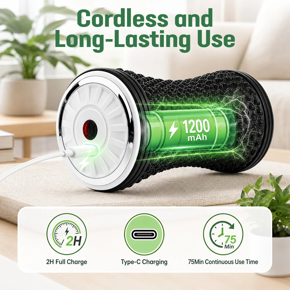 Electric Vibrating Muscle Recovery Massage Roller