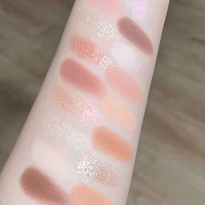 16-Color Versatile Eyeshadow Palette for Day and Evening Looks