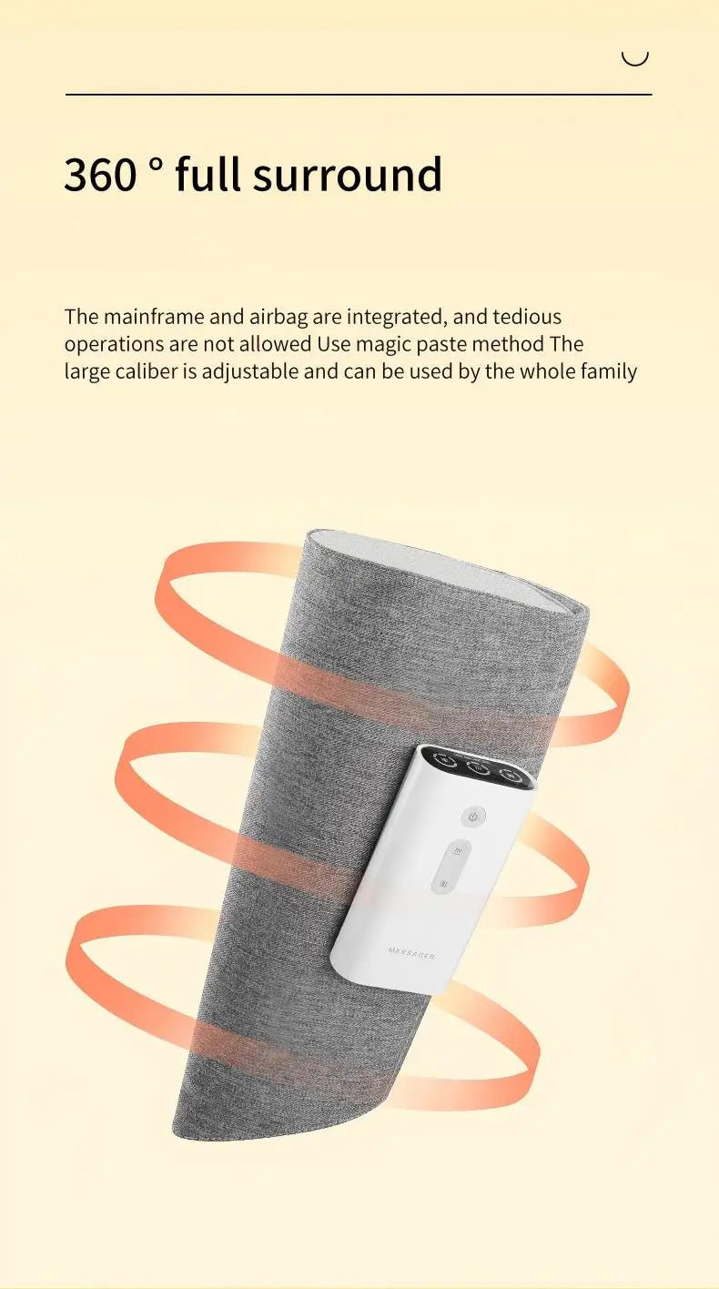 Cordless Air Compression Leg Massager for Muscle Relief - 12