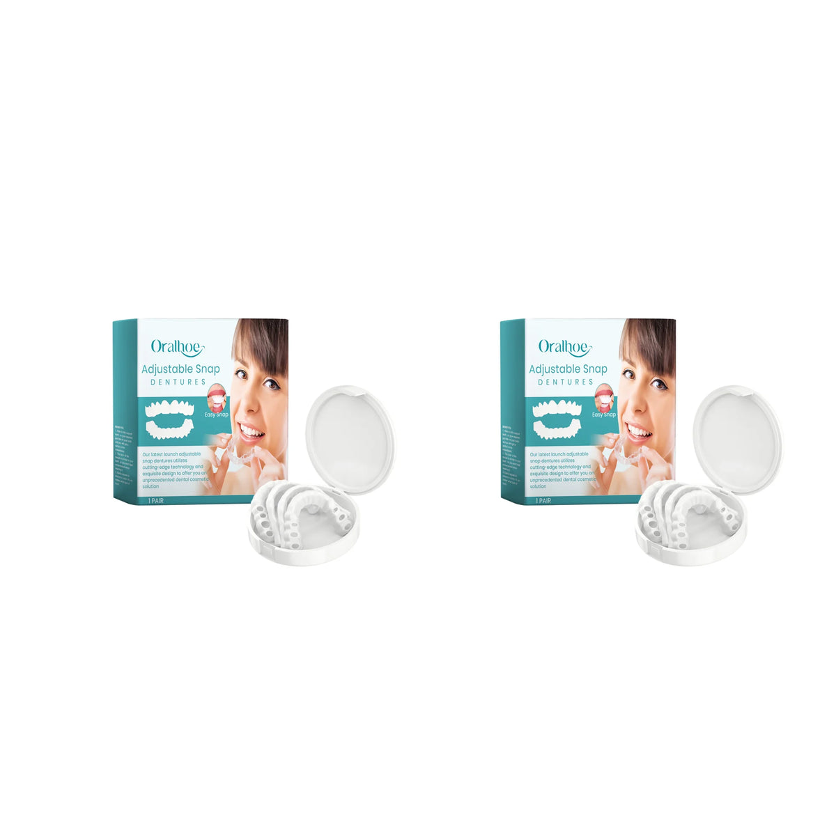 Adjustable Snap-On Cosmetic Dentures for Smile Restoration