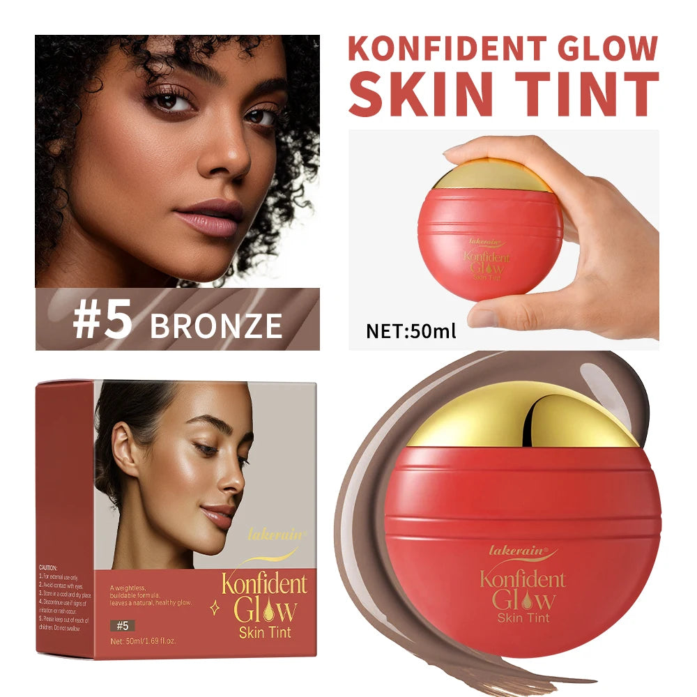 Hydrating Glow Skin Tint Foundation for Radiant Complexion - 22
