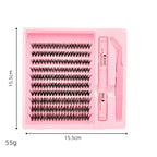 DIY Segmented Cluster Eyelashes for Natural Volume