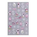 Festive Christmas Holiday Nail Art Decals