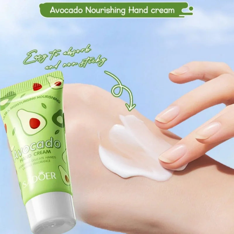 Avocado Hand Cream and Lip Balm Skincare Set