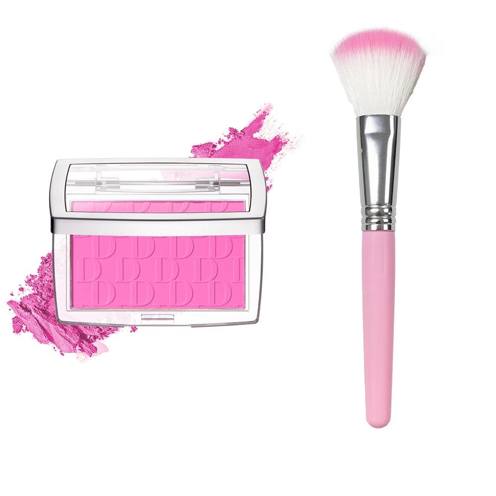 Matte Embossed Blush Palette with Professional Brush - 21