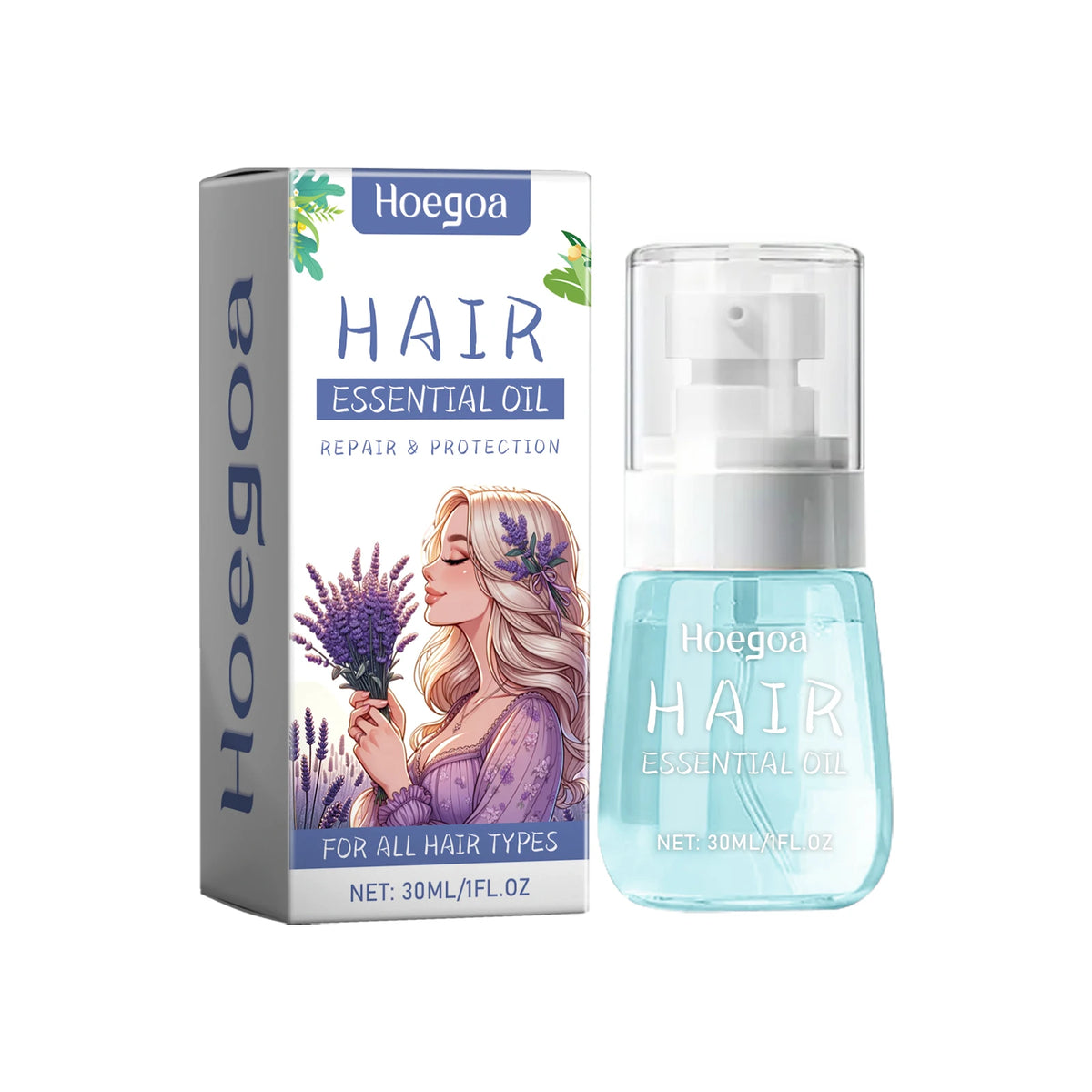 Lavender Hair Repair and Frizz Control Oil