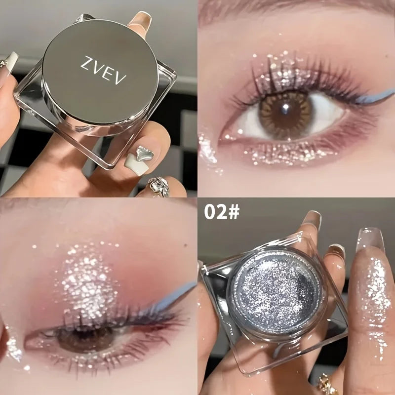 Diamond Shimmer Glitter Eyeshadow for Radiant Eye Makeup - 10