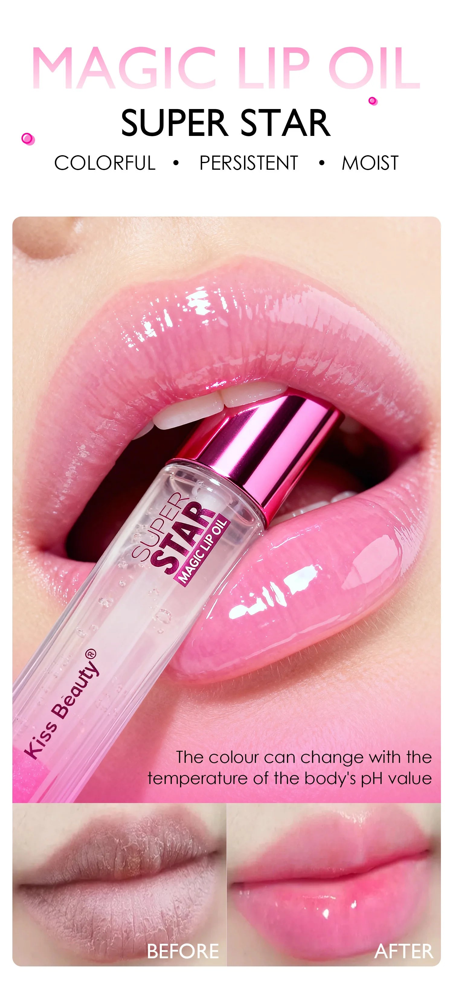 Color-Changing Magic Moisturizing Lip Oil - 10