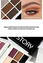 12-Color Neutral Eyeshadow Palette for Smoky and Party Looks