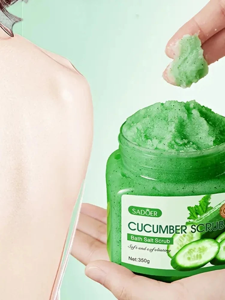 Refreshing Cucumber Exfoliating Skin Smoothing Body Scrub