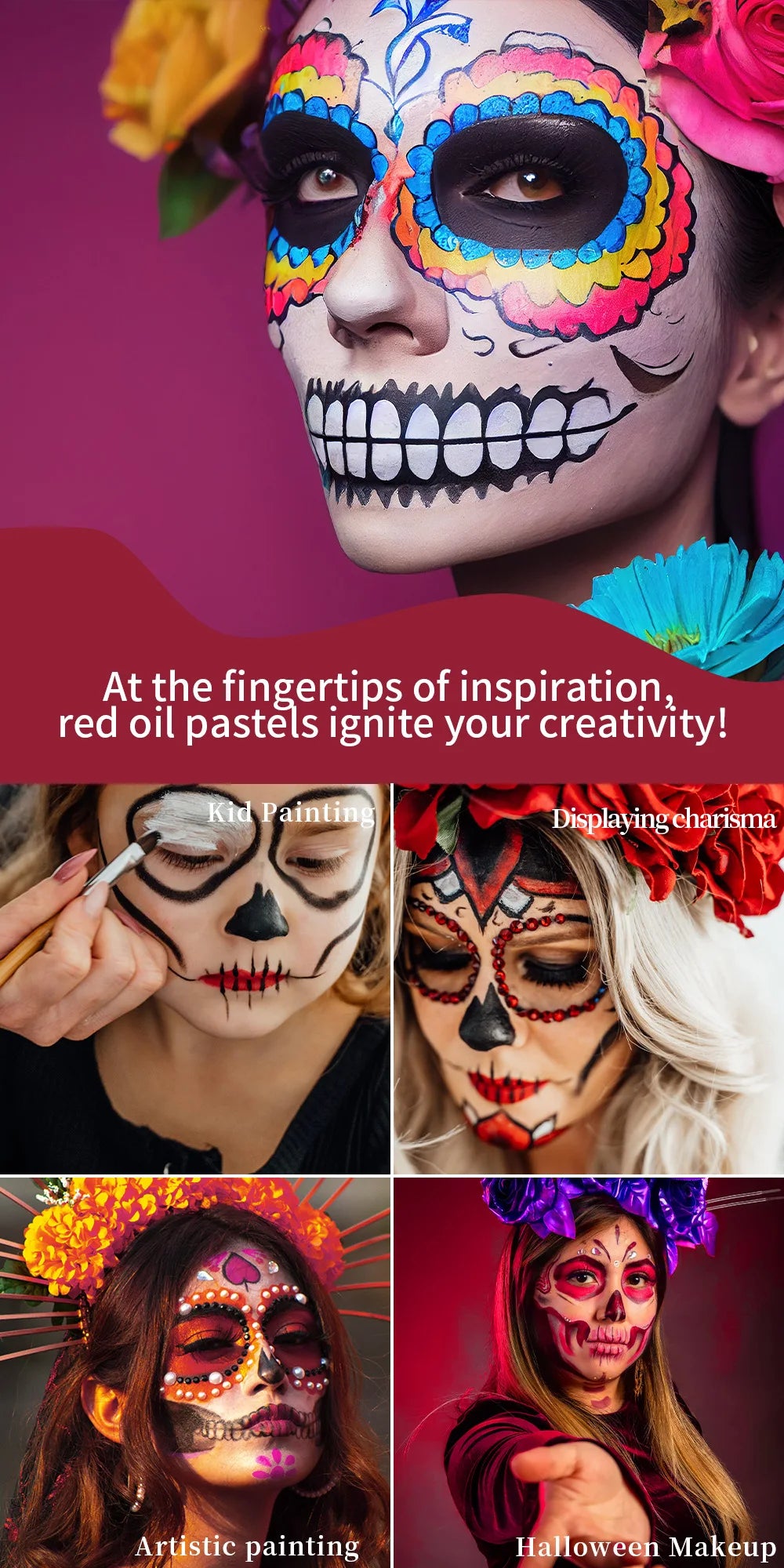 Professional Waterproof Face and Body Paint Stick