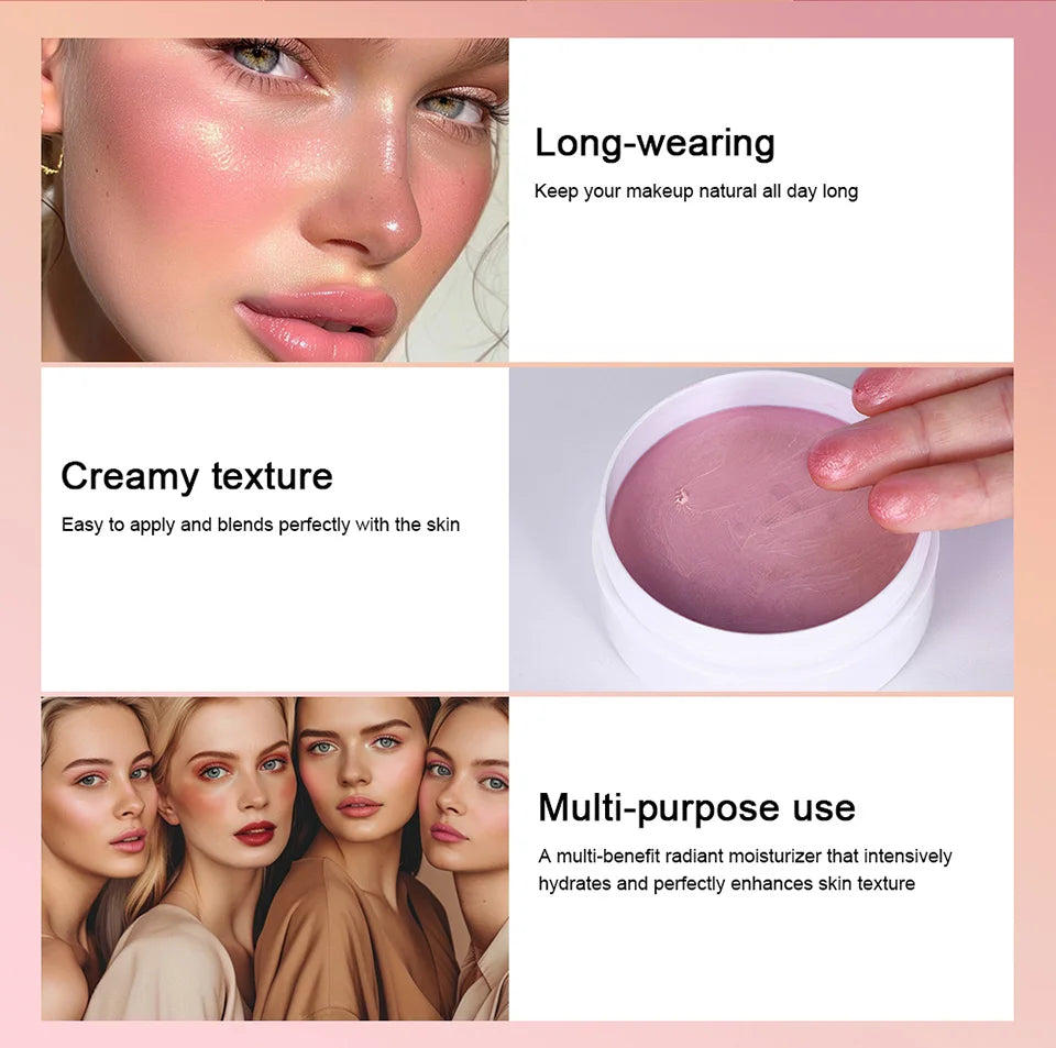 Multi-Purpose Cream Blush and Tint for Face and Lips