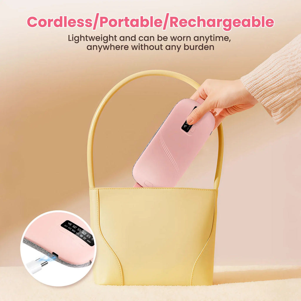 Portable Cordless Heating Pad for Menstrual Cramp Relief