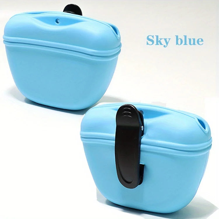 Portable Silicone Dog Treat Training Pouch