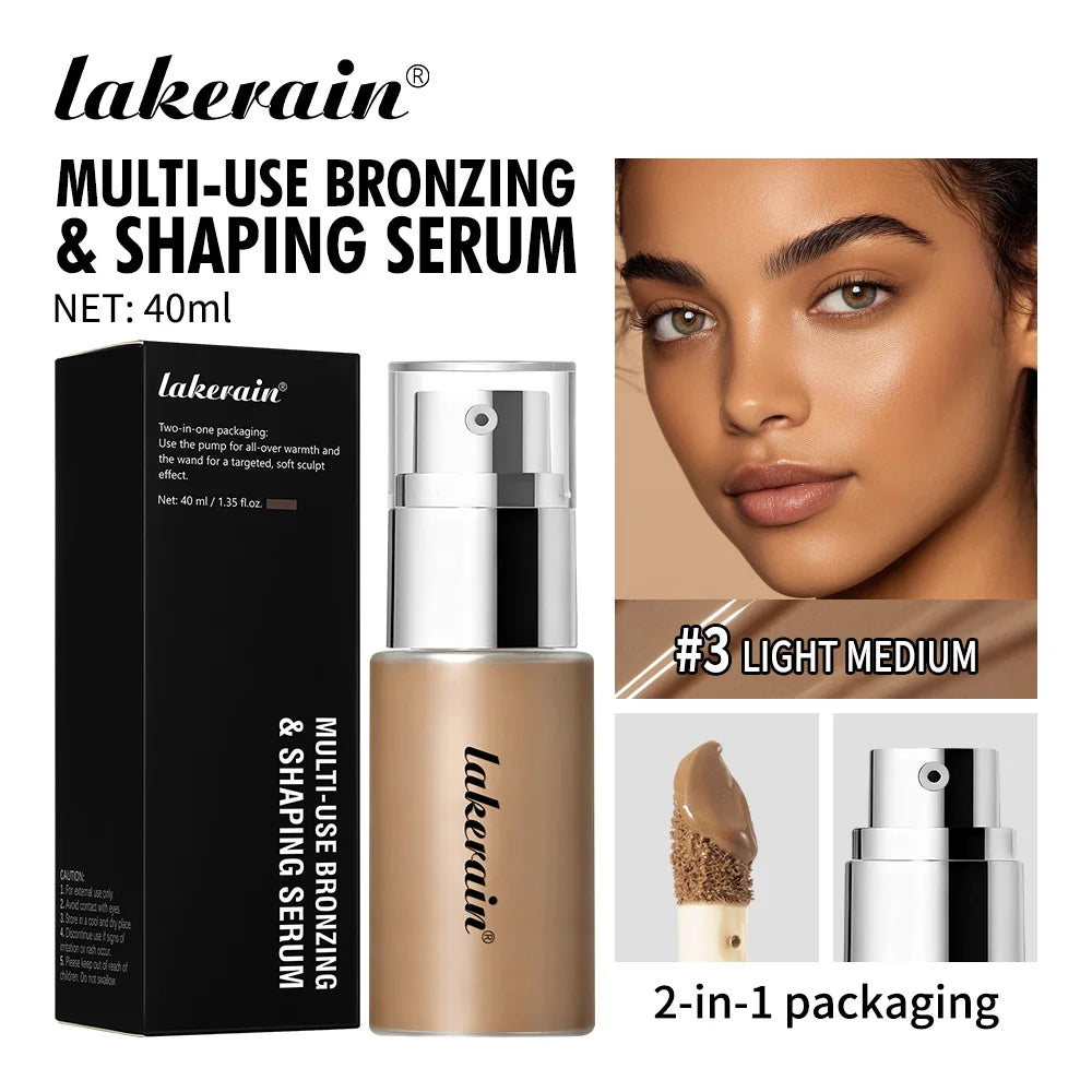 Multi-Use Bronzing and Shaping Serum for Natural Glow