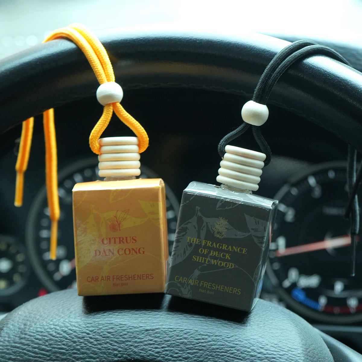 Tea Scented Hanging Car Air Freshener Set