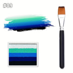 Rainbow Striped Face and Body Paint Palette