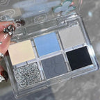 6-Color Matte and Shimmer Smoky Eyeshadow Palette