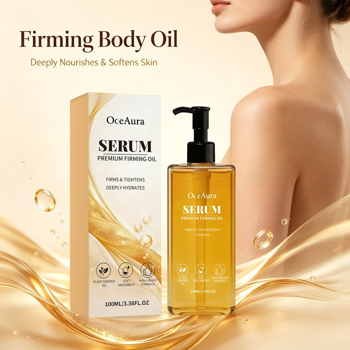 Firming Body Oil for Tightening and Smoothing Skin