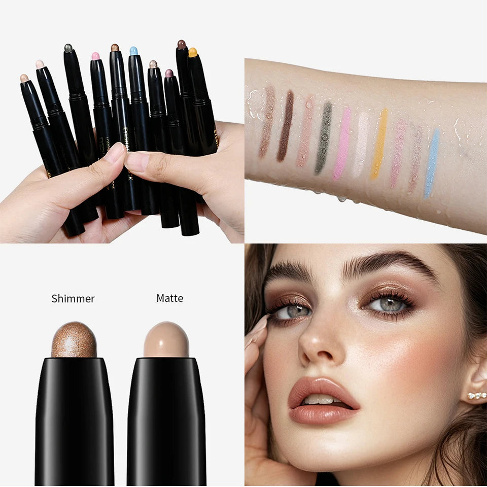 Long-Lasting Waterproof Eyeshadow Stick