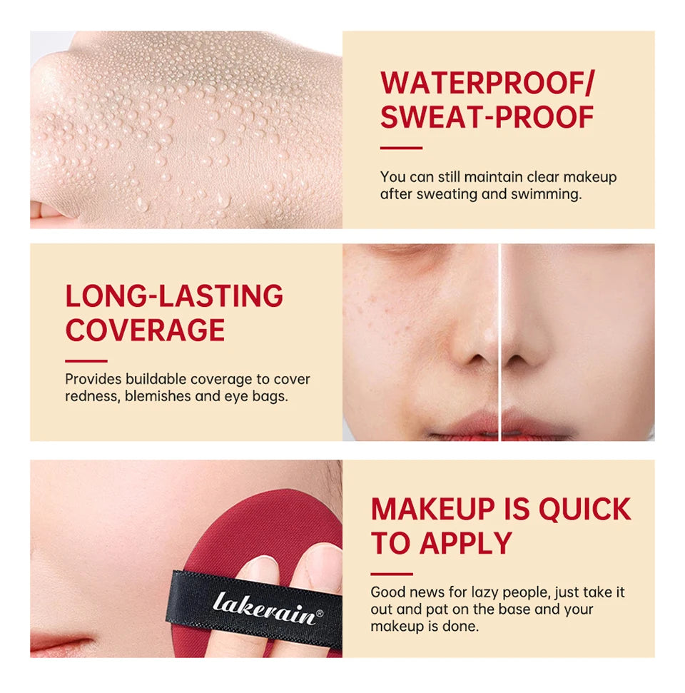 Waterproof Sunscreen Cushion Foundation for Flawless Coverage - 9
