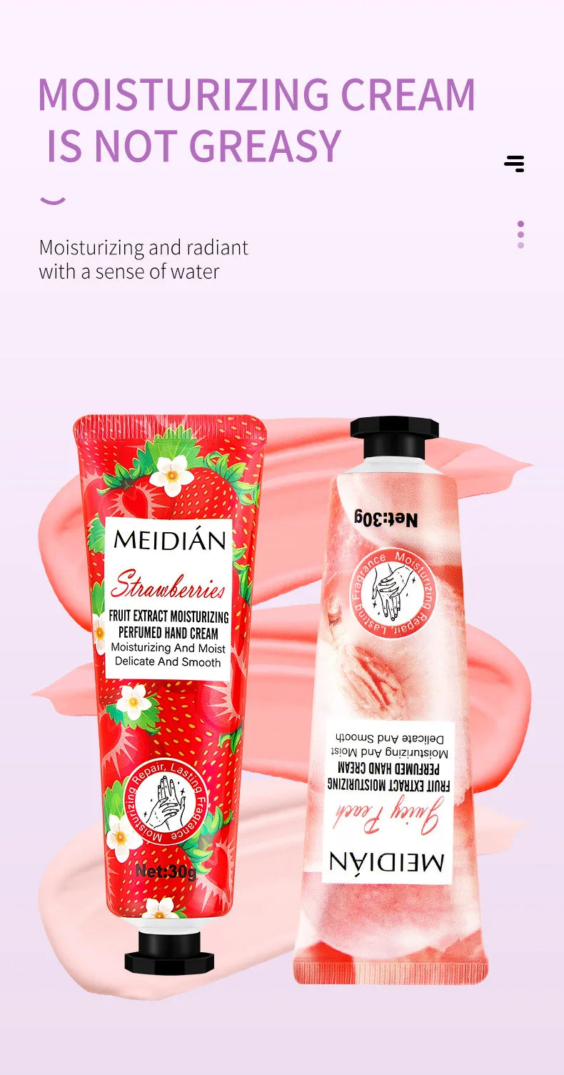 Fruit Scented Moisturizing Hand Cream Set - 12