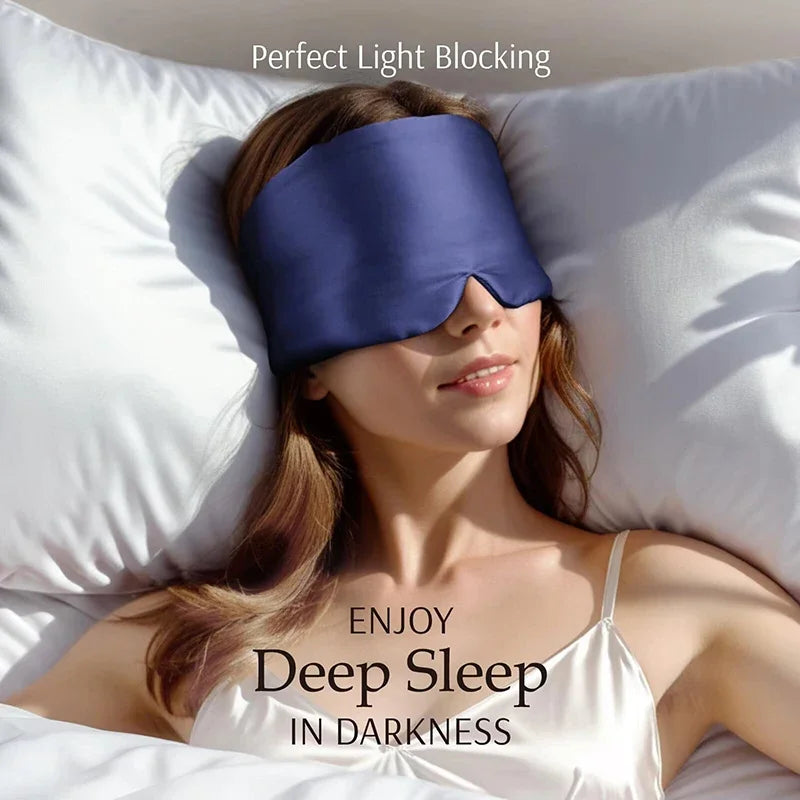 Silk Sleep Mask for Total Light Blocking and Comfort