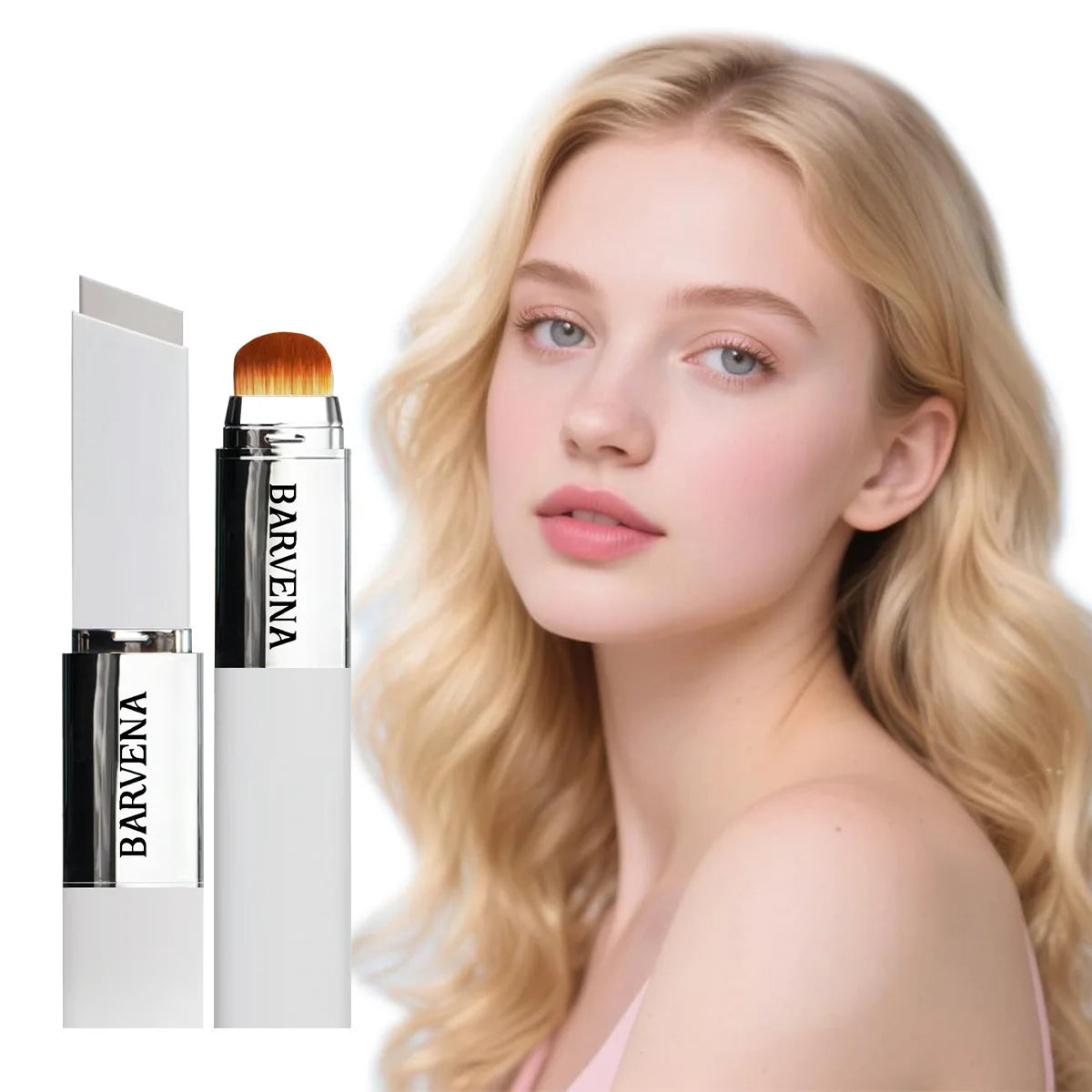 Color-Changing Foundation Stick with Built-in Brush