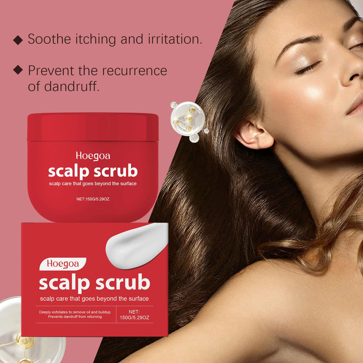 Deep Cleansing Scalp Exfoliating Scrub for Dandruff Relief