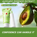 Avocado Hand Cream and Lip Balm Skincare Set