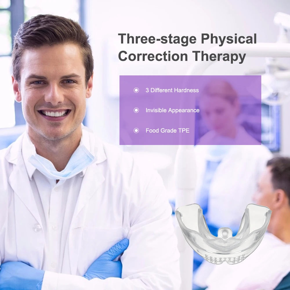 3-Stage Teeth Alignment Orthodontic Mouthpiece for Adults - 3