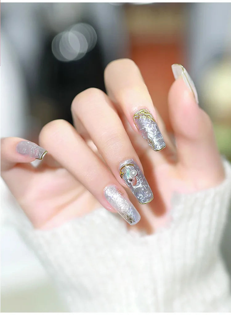 Pearl Shell Thread Gel Nail Polish for UV and LED Lamps