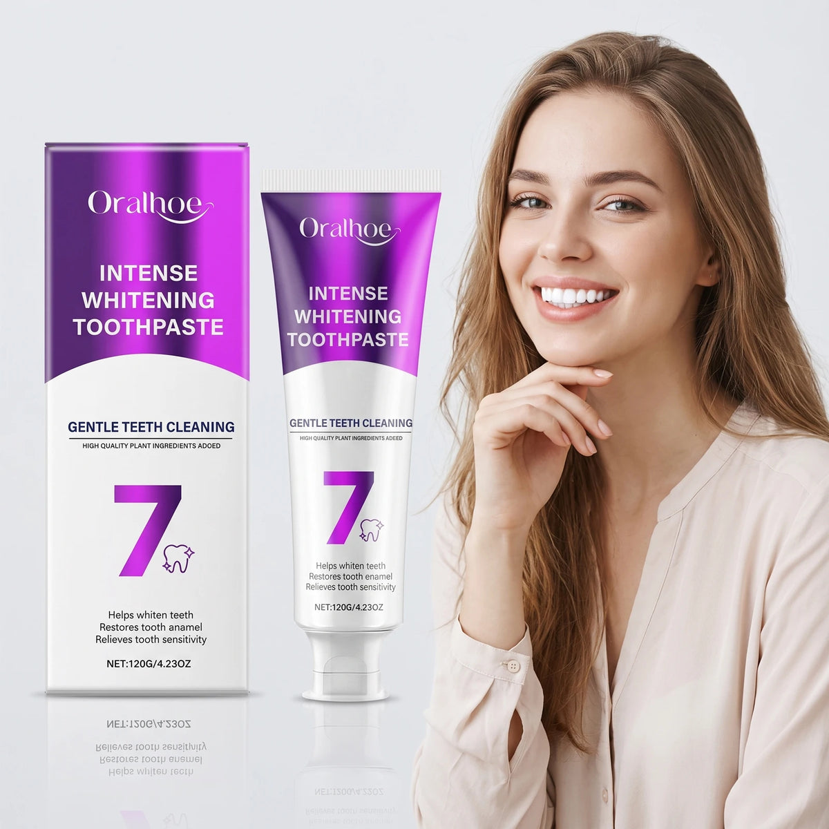 Intense Teeth Whitening and Stain Removal Toothpaste