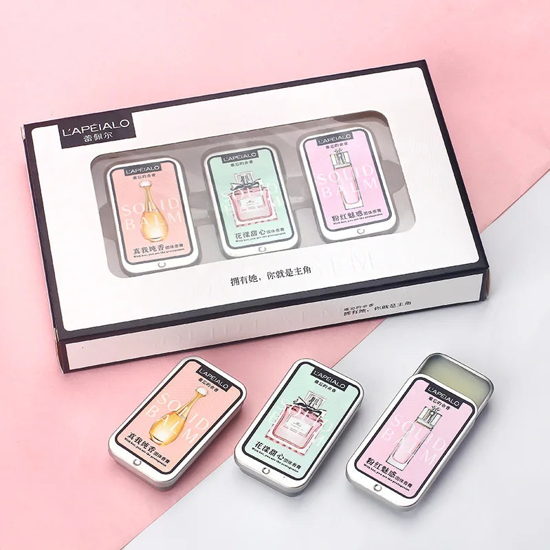 Long-Lasting Portable Solid Perfume Balm for Women