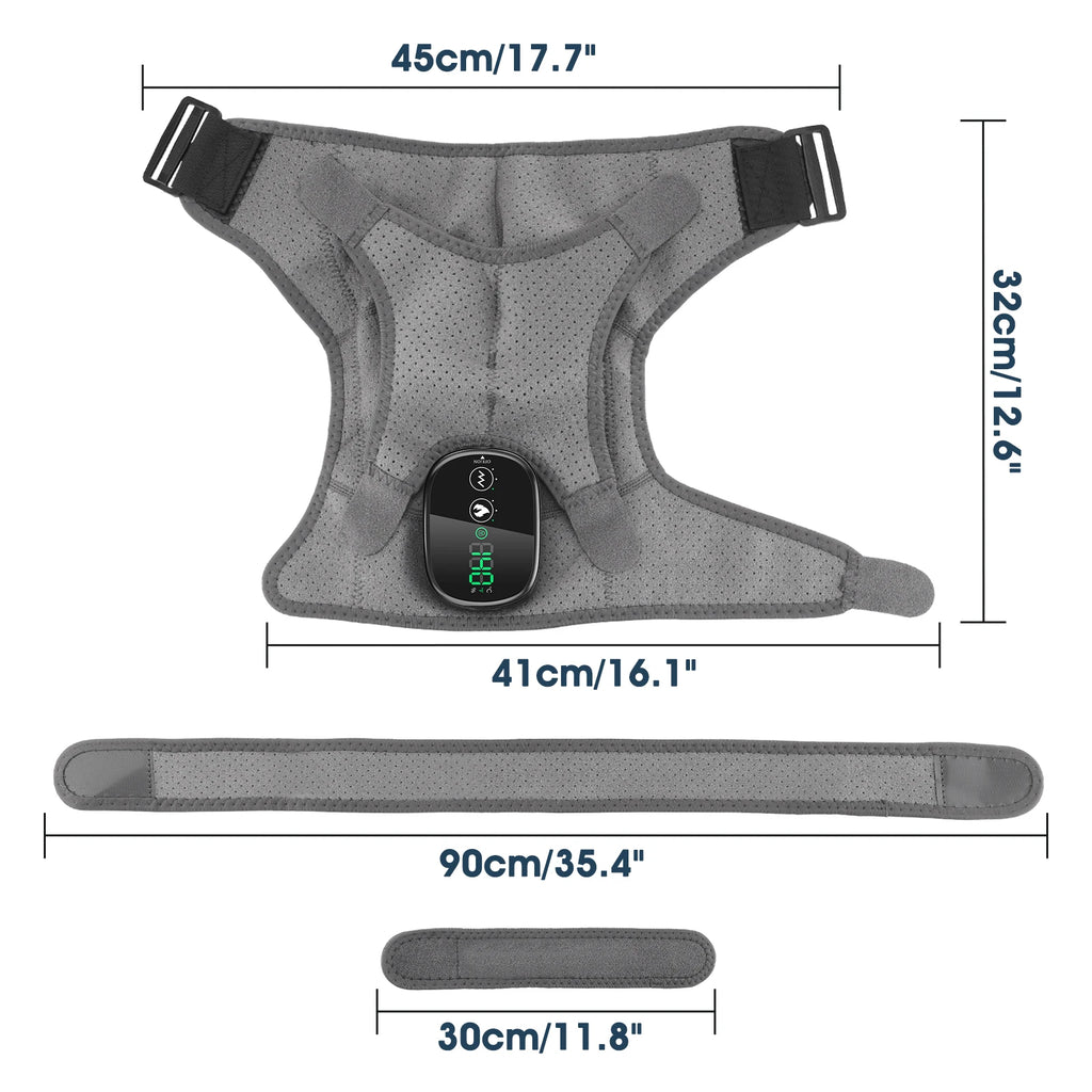 Cordless Heated Shoulder Massager with Vibration