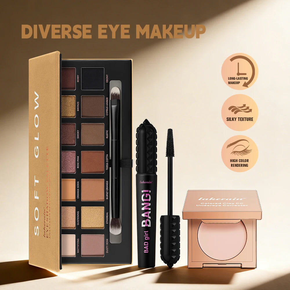 3-Piece Essential Eye Makeup Kit