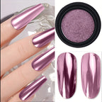 Chrome Mirror Effect Metallic Nail Art Glitter Powder