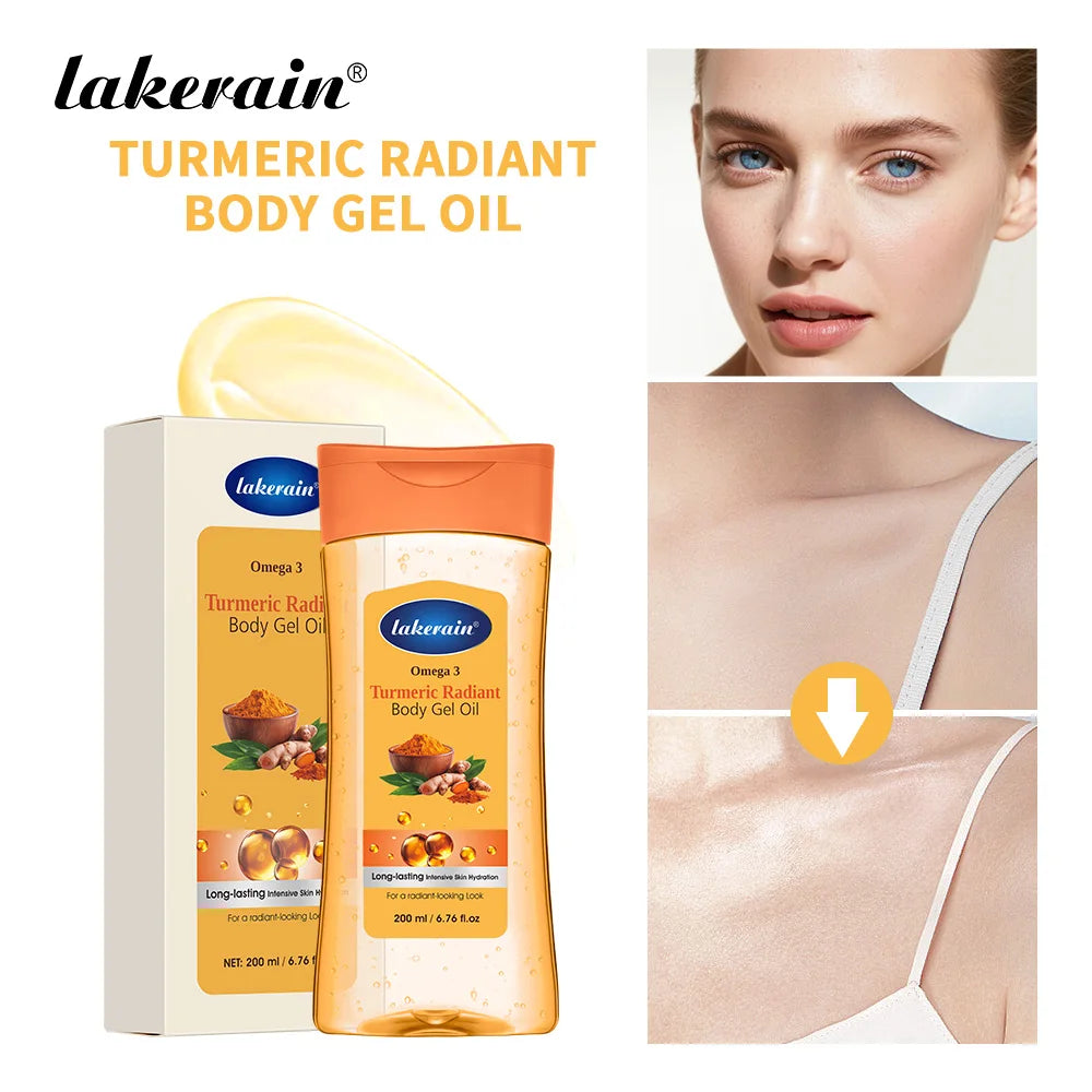 Radiant Glow Nourishing Body Gel Oil for Soft Skin