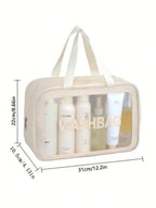 Waterproof Transparent Large Capacity Cosmetic Travel Bag