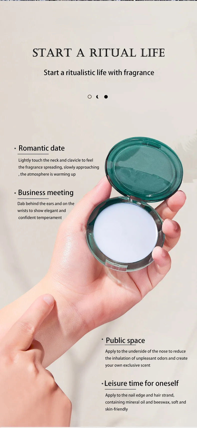 Portable Solid Cologne for Men