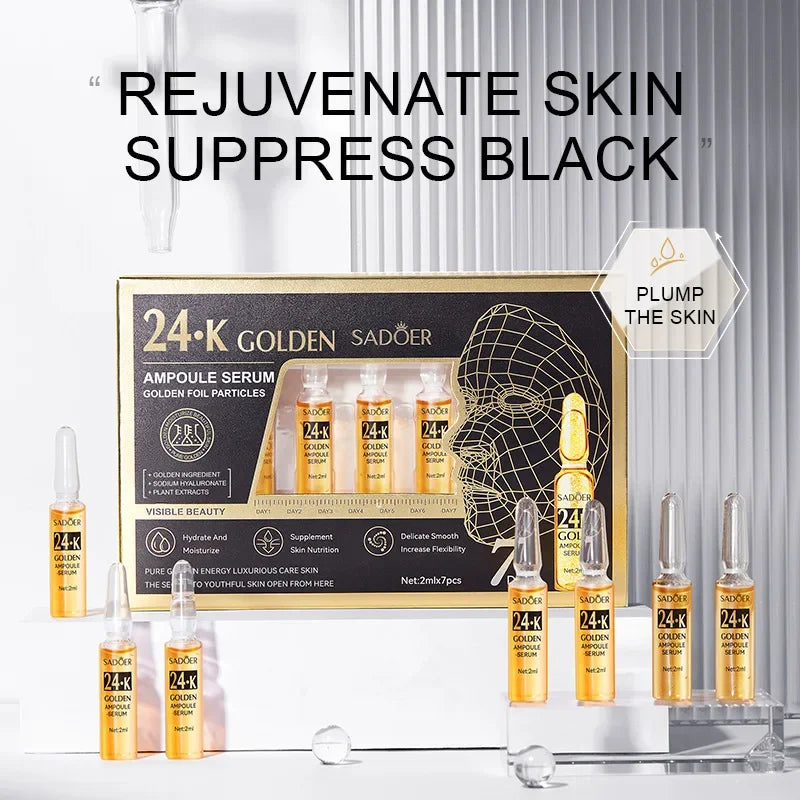 24K Gold Anti-Aging Face Serum for Radiant Skin - 2