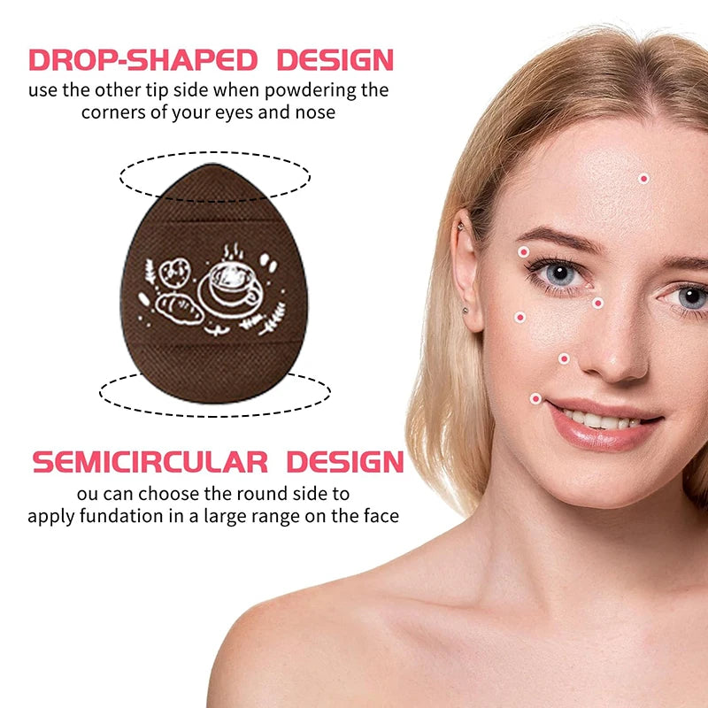 Mini Finger Makeup Sponge Set for Precision Application