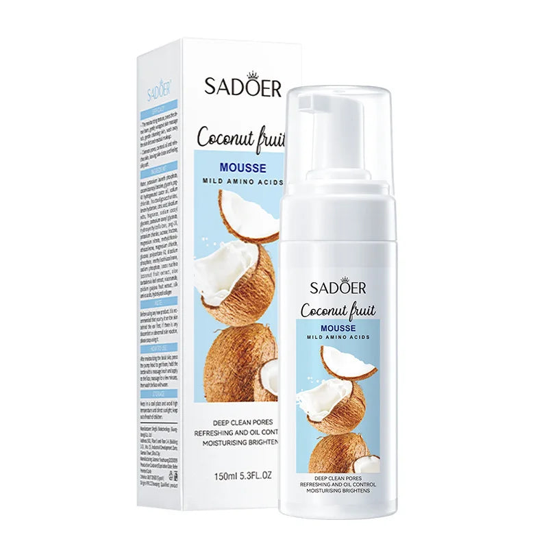Gentle Coconut Amino Acid Facial Cleansing Mousse - 7