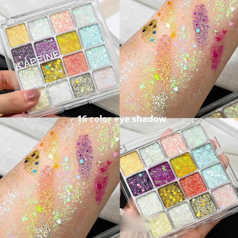 Glitter Sequin Eyeshadow Palette for Festivals and Parties - 21