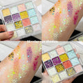 Glitter Sequin Eyeshadow Palette for Festivals and Parties
